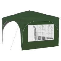 Produktbild för Pop-up Partytält 290 x 290 x 245 cm Grön