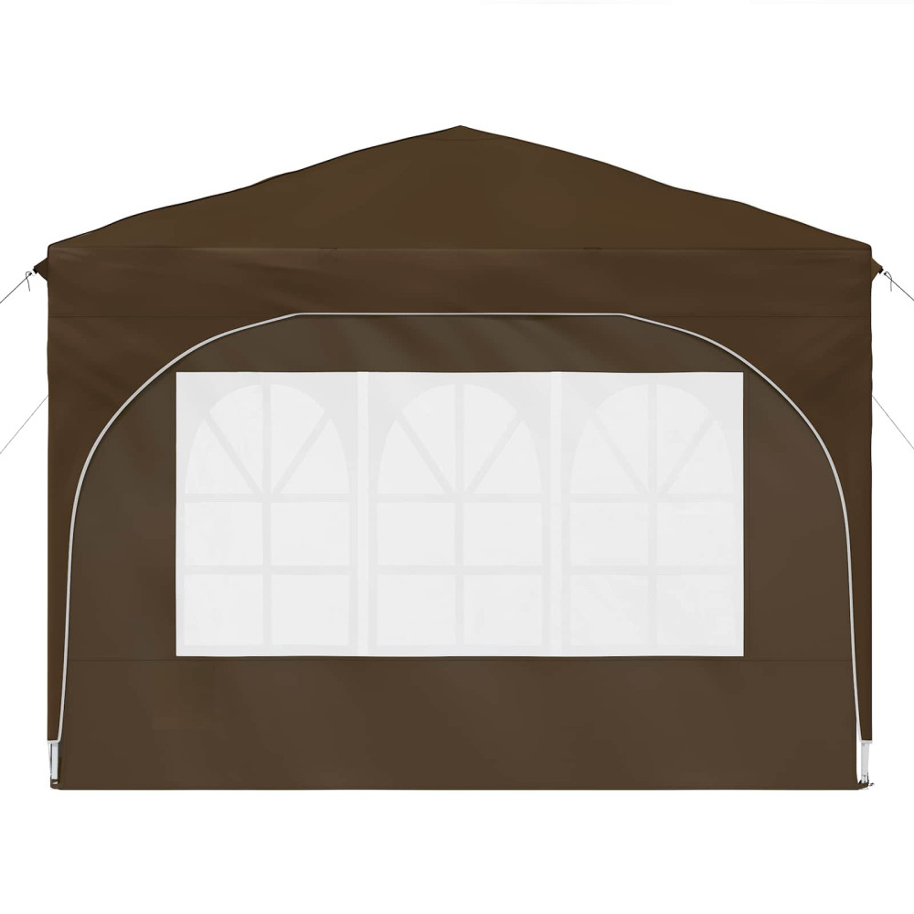 Produktbild för Pop-up Partytält 290 x 290 x 245 cm Taupe