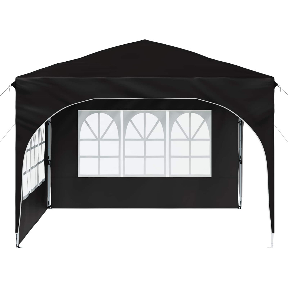 Produktbild för Pop-up Partytält 290 x 290 x 245 cm Svart