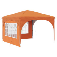 Produktbild för Pop-up Partytält 290 x 290 x 245 cm Orange