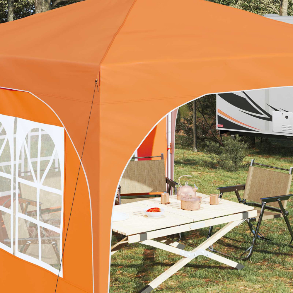 Produktbild för Pop-up Partytält 290 x 290 x 245 cm Orange