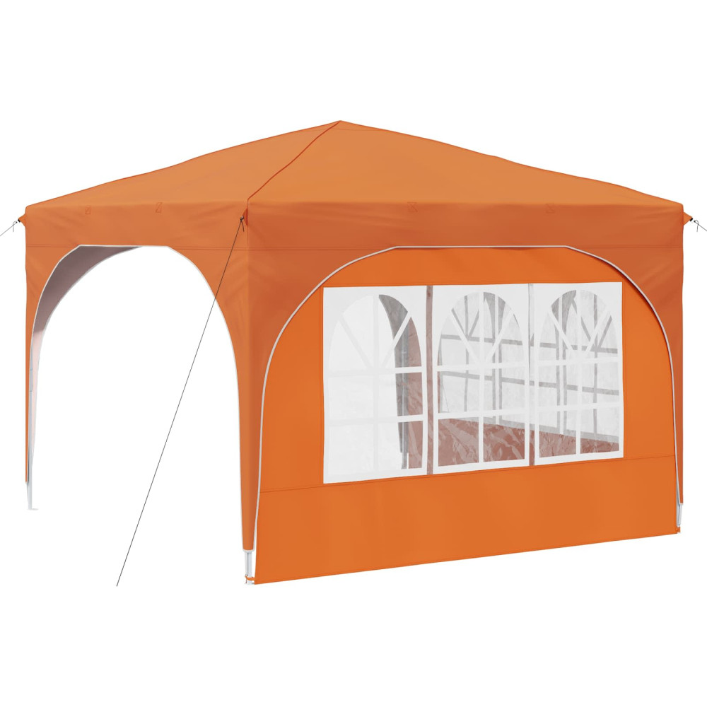 Produktbild för Pop-up Partytält 290 x 290 x 245 cm Orange