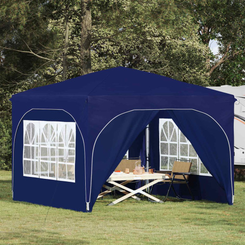 vidaXL Pop-up Partytält 290 x 290 x 245 cm Blå