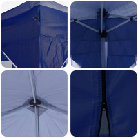 Produktbild för Pop-up Partytält 290 x 290 x 245 cm Blå