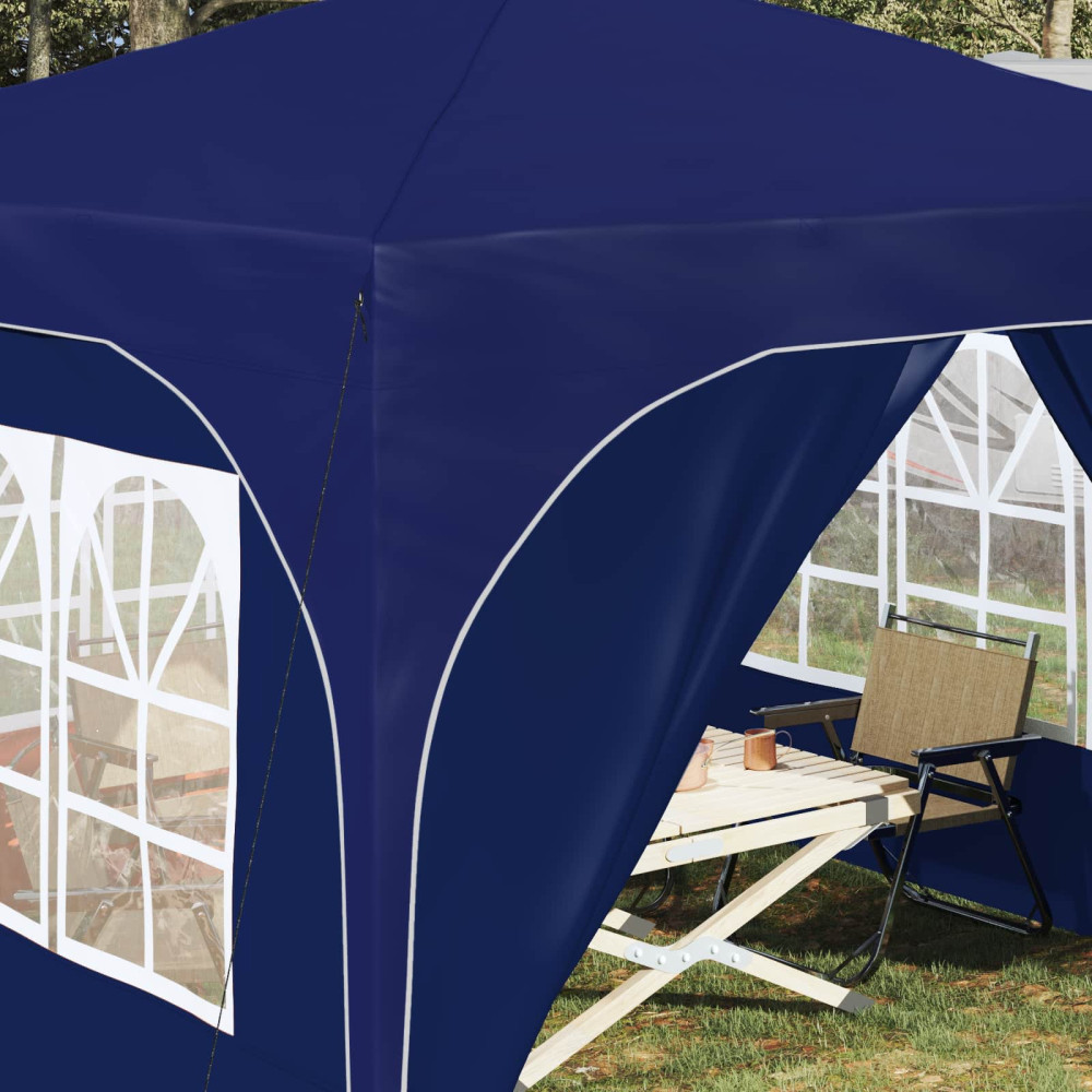 Produktbild för Pop-up Partytält 290 x 290 x 245 cm Blå
