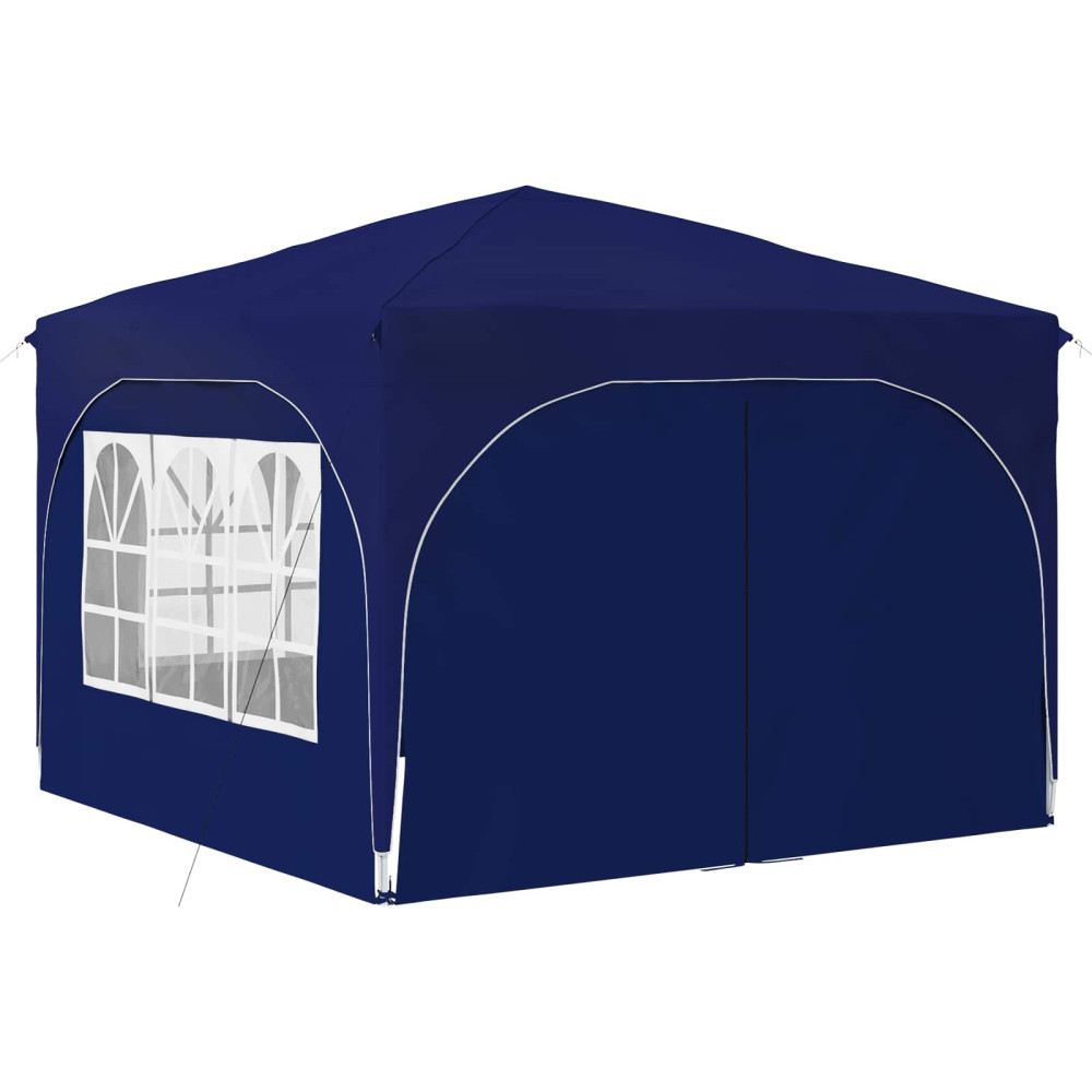 Produktbild för Pop-up Partytält 290 x 290 x 245 cm Blå
