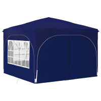 Produktbild för Pop-up Partytält 290 x 290 x 245 cm Blå
