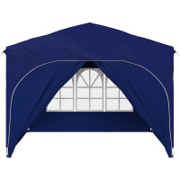 Produktbild för Pop-up Partytält 290 x 290 x 245 cm Blå