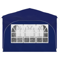 Produktbild för Pop-up Partytält 290 x 290 x 245 cm Blå