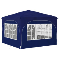 Produktbild för Pop-up Partytält 290 x 290 x 245 cm Blå