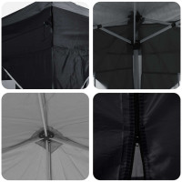 Produktbild för Pop-up Partytält 290 x 290 x 245 cm Antracit