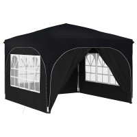 Produktbild för Pop-up Partytält 290 x 290 x 245 cm Antracit