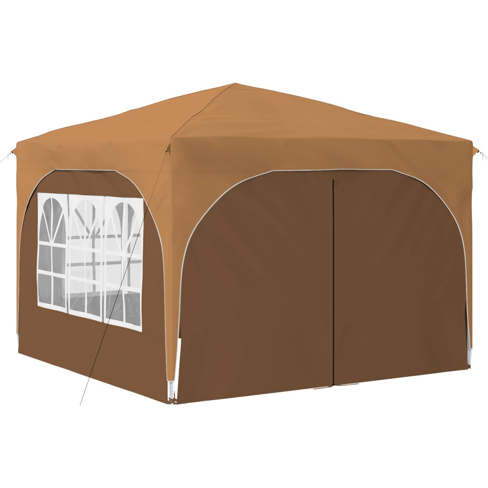 Produktbild för Pop-up Partytält 290 x 290 x 245 cm Beige