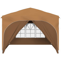 Produktbild för Pop-up Partytält 290 x 290 x 245 cm Beige