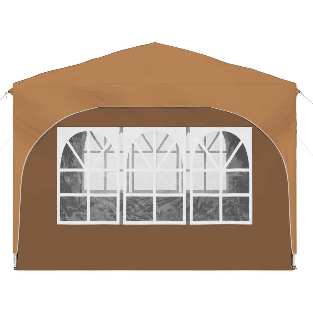 Produktbild för Pop-up Partytält 290 x 290 x 245 cm Beige