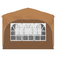 Produktbild för Pop-up Partytält 290 x 290 x 245 cm Beige