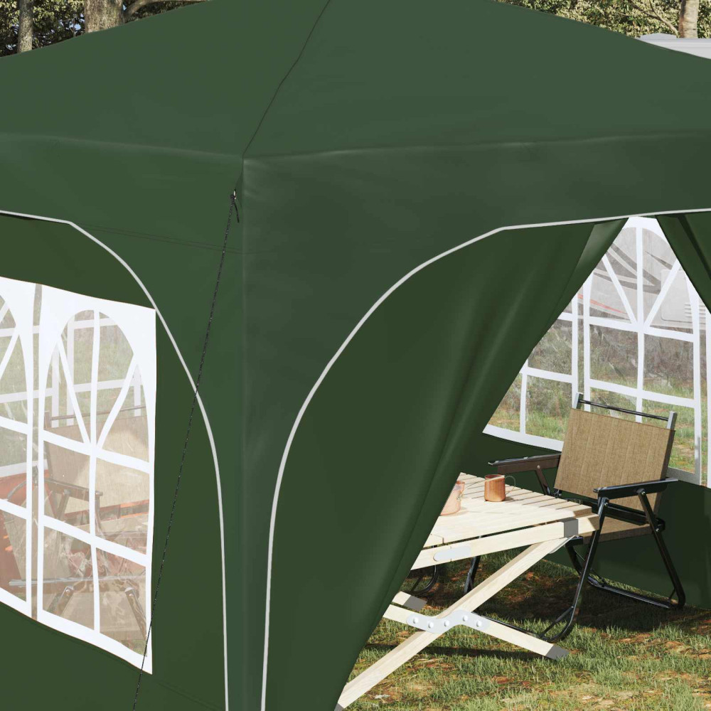 Produktbild för Pop-up Partytält 290 x 290 x 245 cm Grön