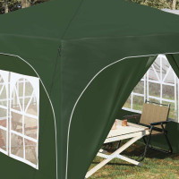 Produktbild för Pop-up Partytält 290 x 290 x 245 cm Grön