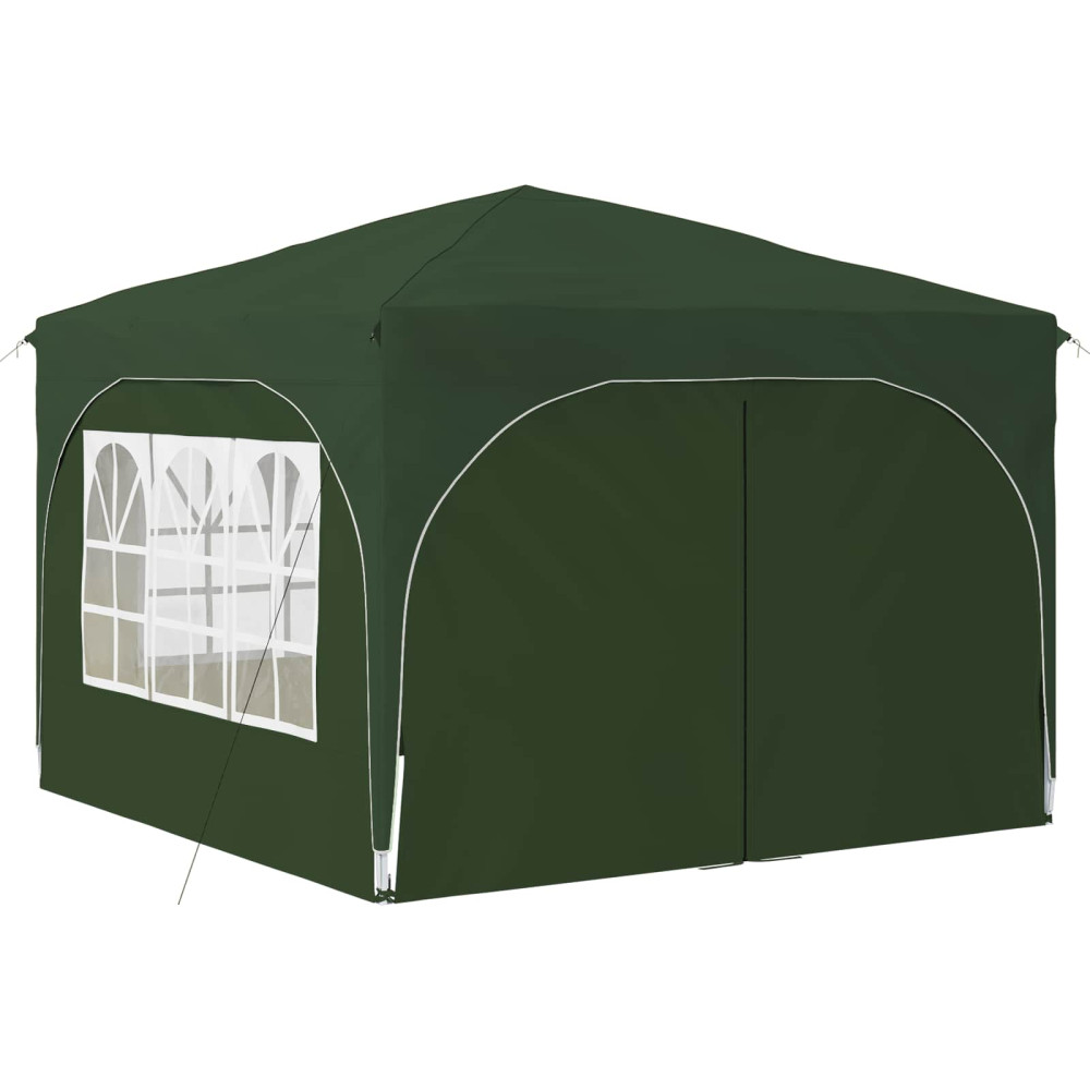 Produktbild för Pop-up Partytält 290 x 290 x 245 cm Grön