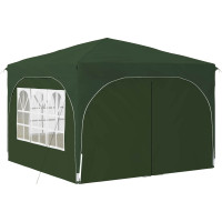 Produktbild för Pop-up Partytält 290 x 290 x 245 cm Grön
