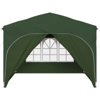 Produktbild för Pop-up Partytält 290 x 290 x 245 cm Grön