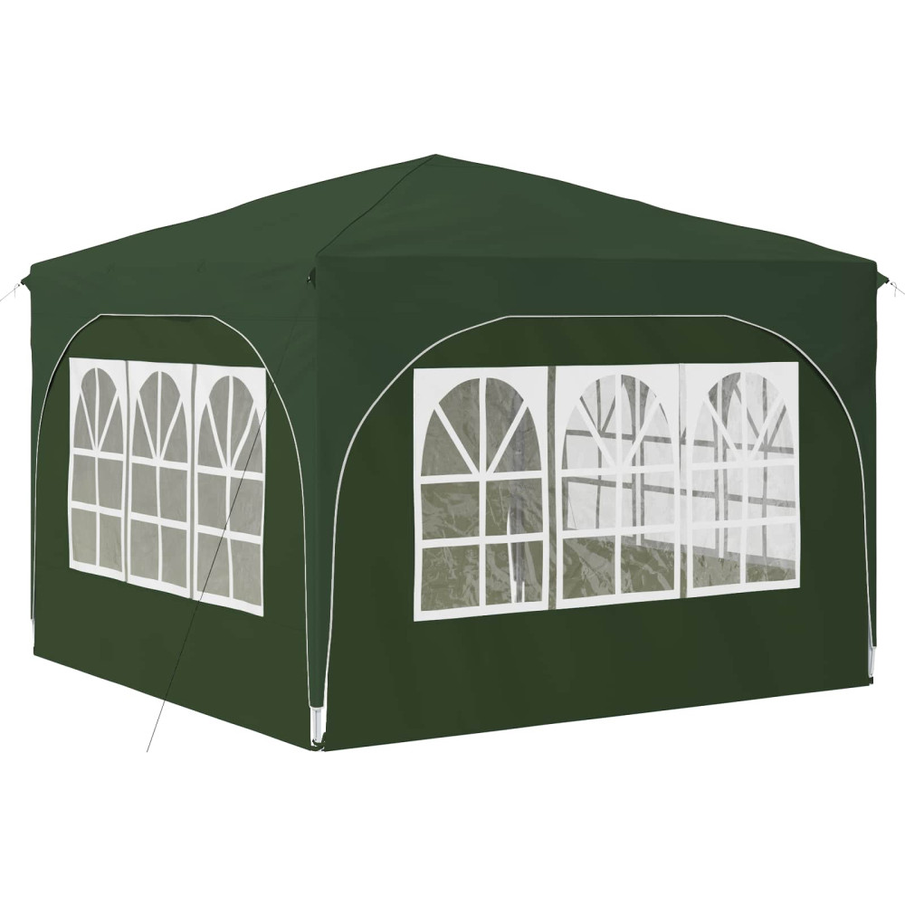 Produktbild för Pop-up Partytält 290 x 290 x 245 cm Grön