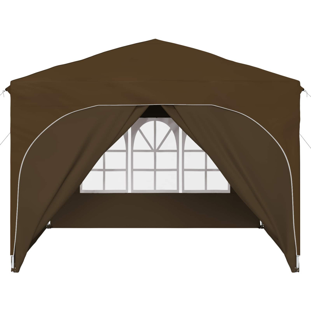 Produktbild för Pop-up Partytält 290 x 290 x 245 cm Taupe