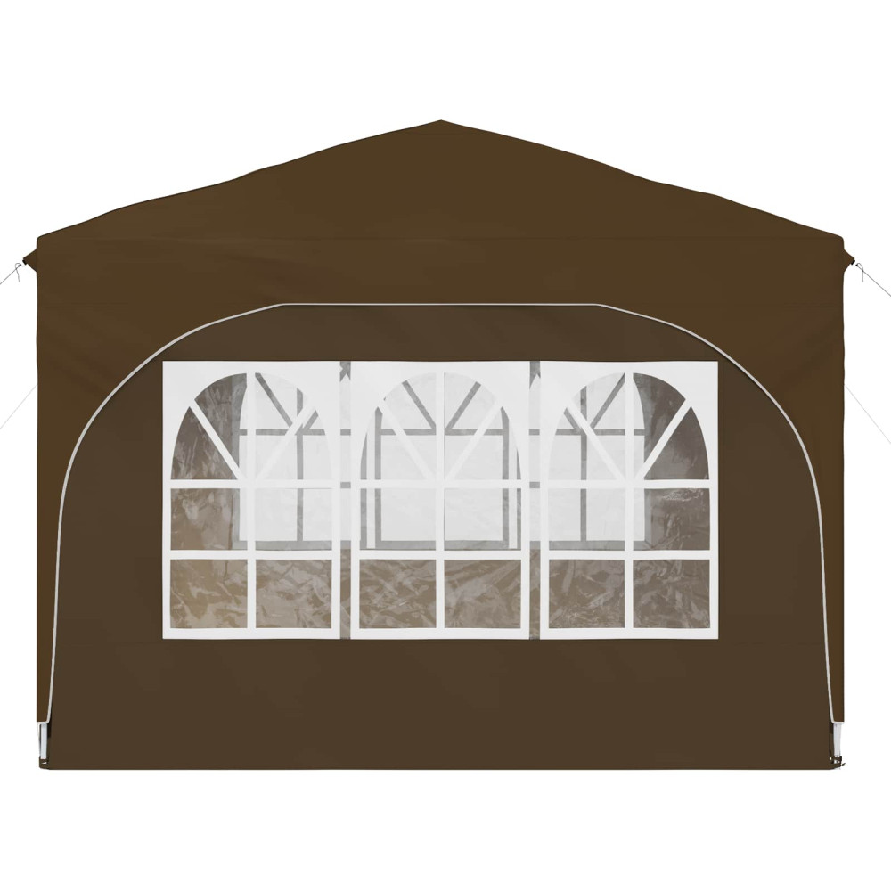 Produktbild för Pop-up Partytält 290 x 290 x 245 cm Taupe