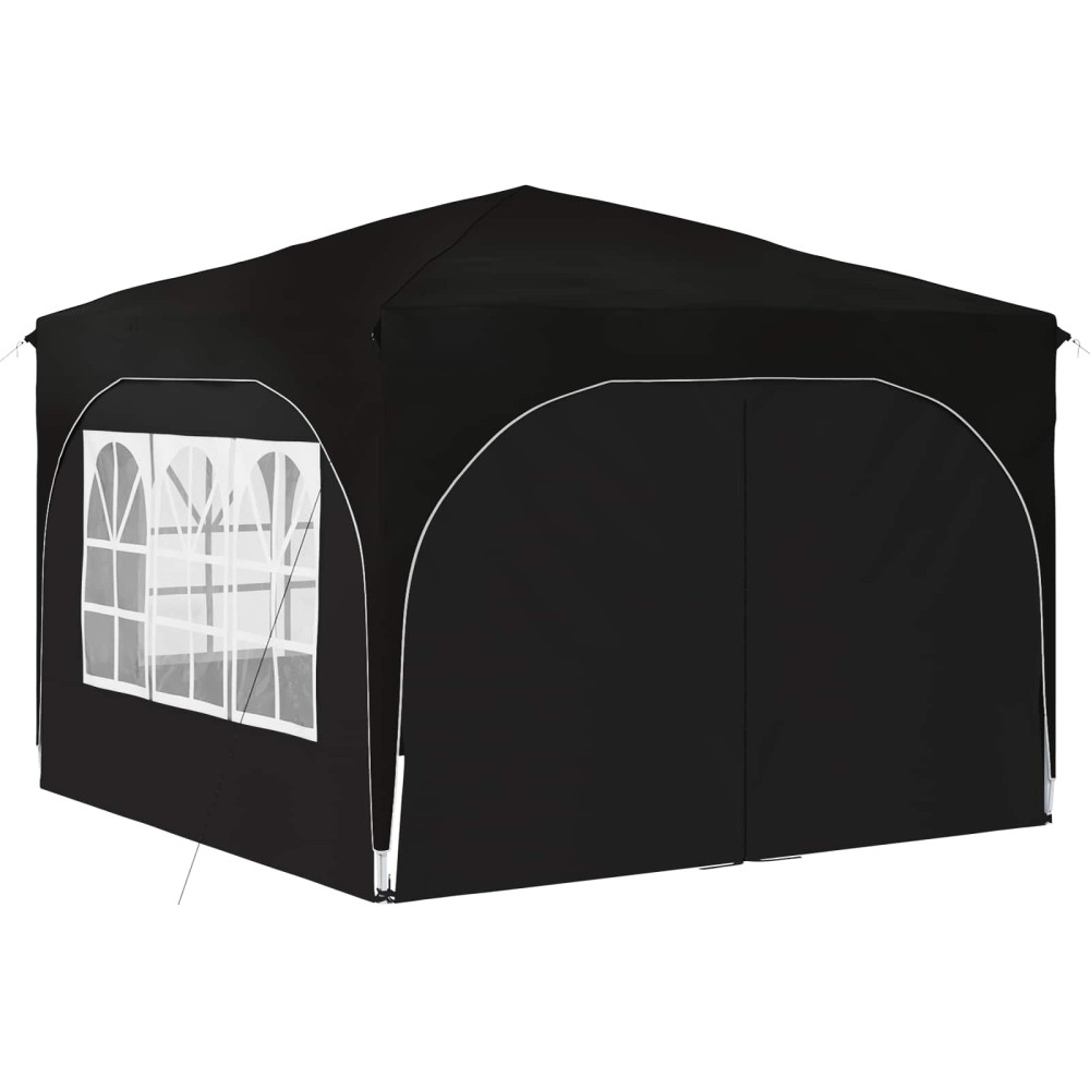 Produktbild för Pop-up Partytält 290 x 290 x 245 cm Svart