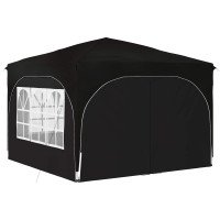 Produktbild för Pop-up Partytält 290 x 290 x 245 cm Svart