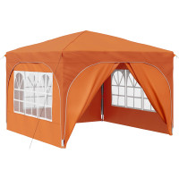 Produktbild för Pop-up Partytält 290 x 290 x 245 cm Orange