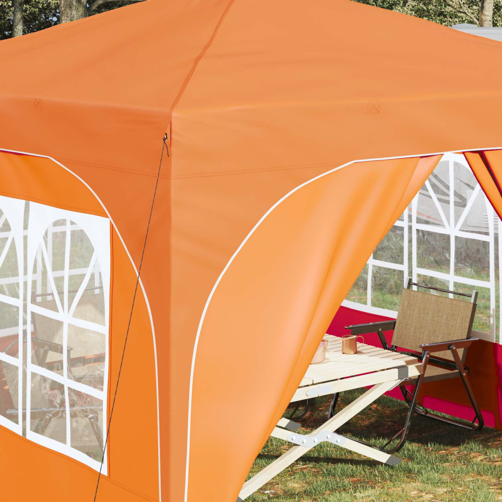 Produktbild för Pop-up Partytält 290 x 290 x 245 cm Orange