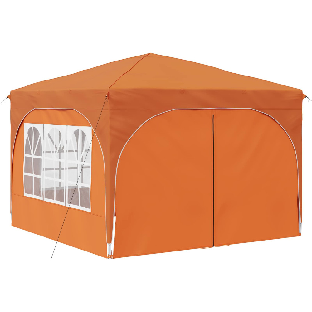 Produktbild för Pop-up Partytält 290 x 290 x 245 cm Orange
