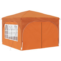 Produktbild för Pop-up Partytält 290 x 290 x 245 cm Orange