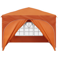 Produktbild för Pop-up Partytält 290 x 290 x 245 cm Orange