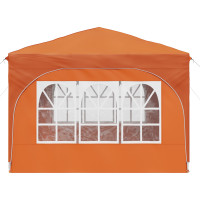 Produktbild för Pop-up Partytält 290 x 290 x 245 cm Orange