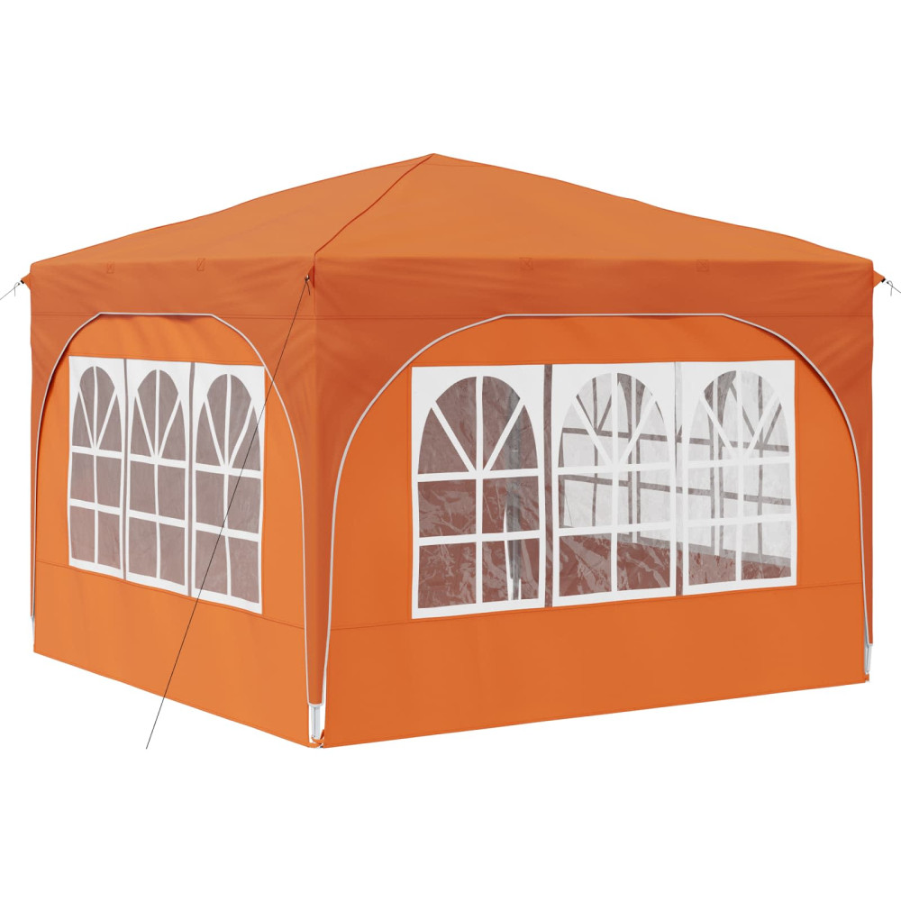 Produktbild för Pop-up Partytält 290 x 290 x 245 cm Orange