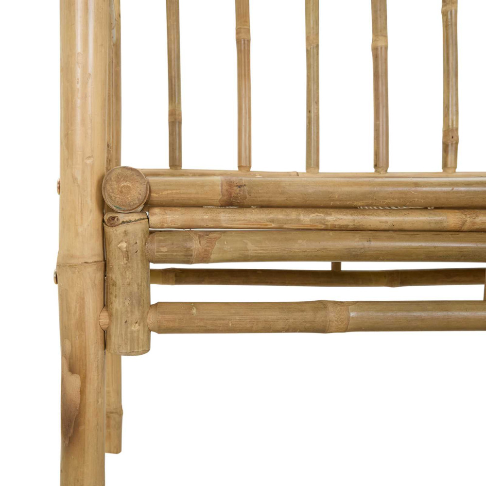 Produktbild för Trädgårdsbåge med bänk Naturfärg 115 x 50 x 205 cm Bambus