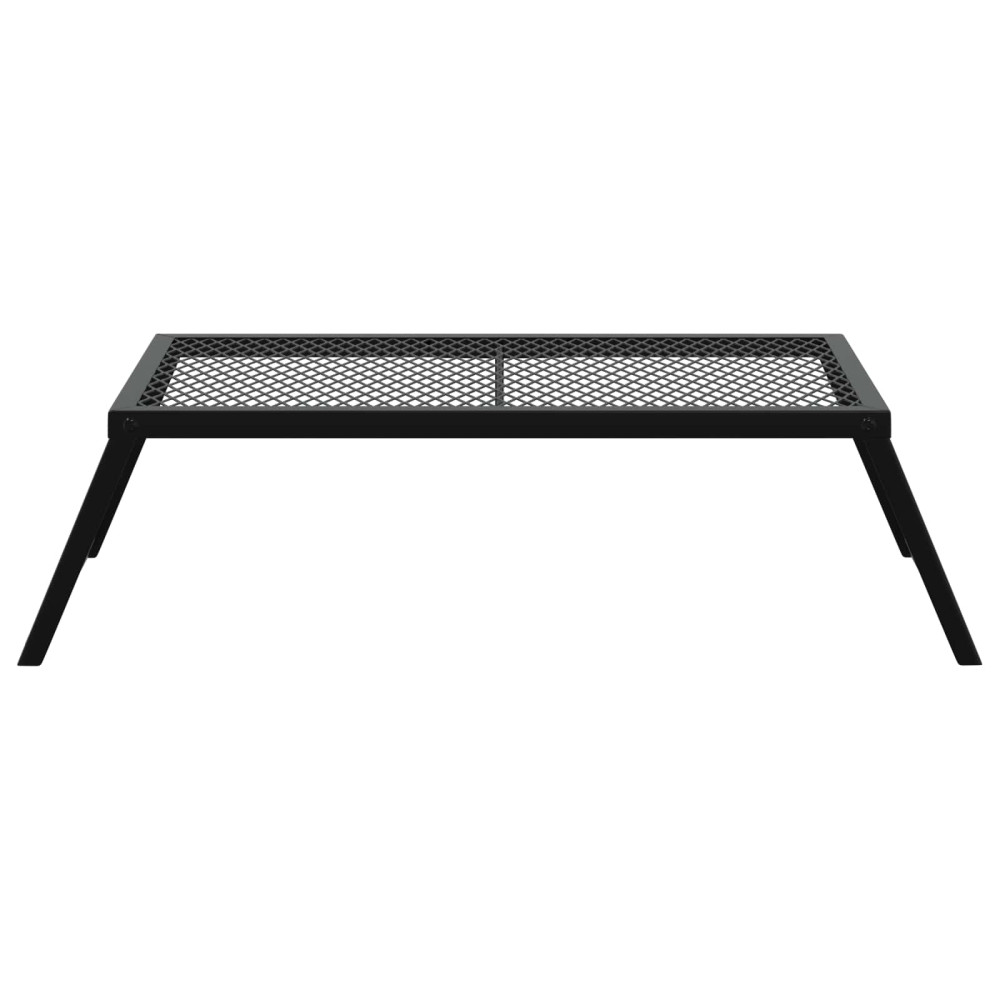 Produktbild för Vikbar Campinggrill Svart 58 x 31 x 2 cm Legerat stål