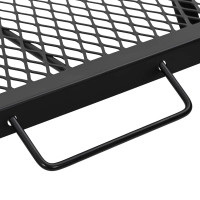 Produktbild för Vikbar Campinggrill Svart 58 x 31 x 2 cm Legerat stål