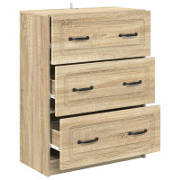 Produktbild för Lådans skåp Sonoma-ek 66 x 34,5 x 87 cm Konstruerat trä