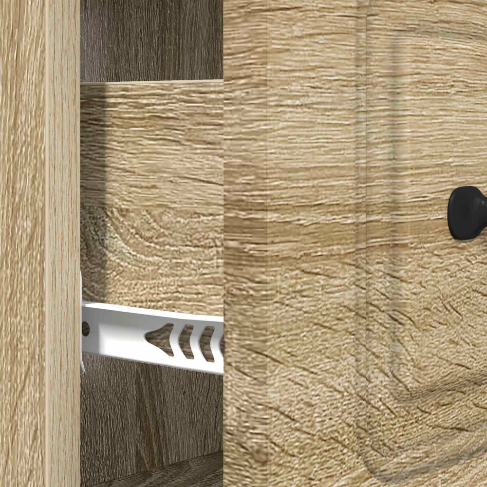 Produktbild för Lådans skåp Sonoma-ek 66 x 34,5 x 87 cm Konstruerat trä