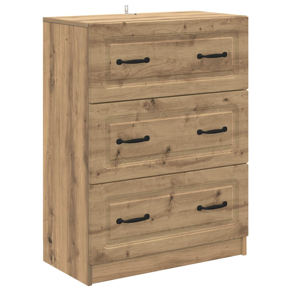 Produktbild för Lådans skåp Artisan-ek 66 x 34,5 x 87 cm Konstruerat trä