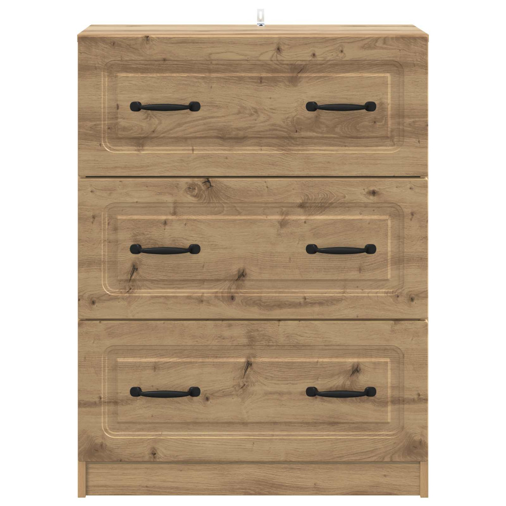 Produktbild för Lådans skåp Artisan-ek 66 x 34,5 x 87 cm Konstruerat trä