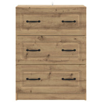 Produktbild för Lådans skåp Artisan-ek 66 x 34,5 x 87 cm Konstruerat trä