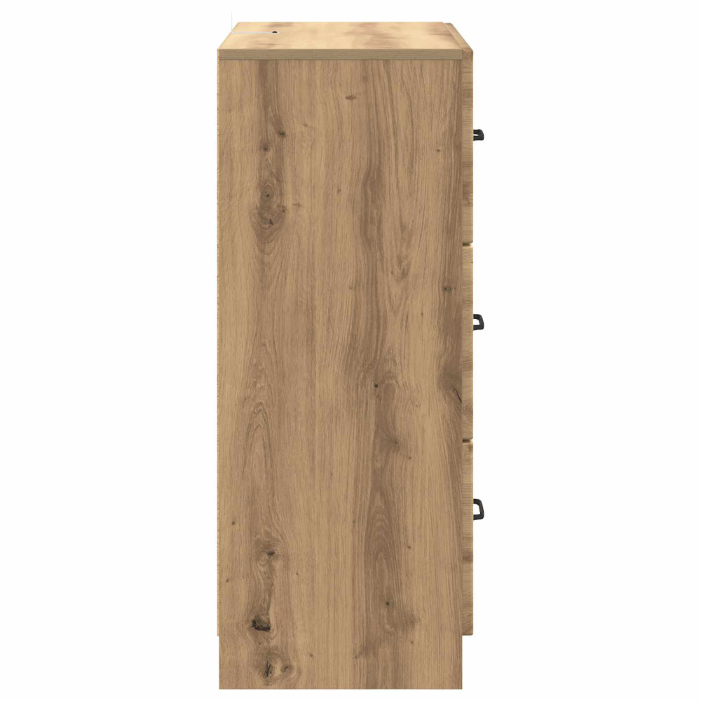 Produktbild för Lådans skåp Artisan-ek 66 x 34,5 x 87 cm Konstruerat trä