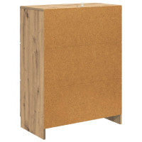 Produktbild för Lådans skåp Artisan-ek 66 x 34,5 x 87 cm Konstruerat trä