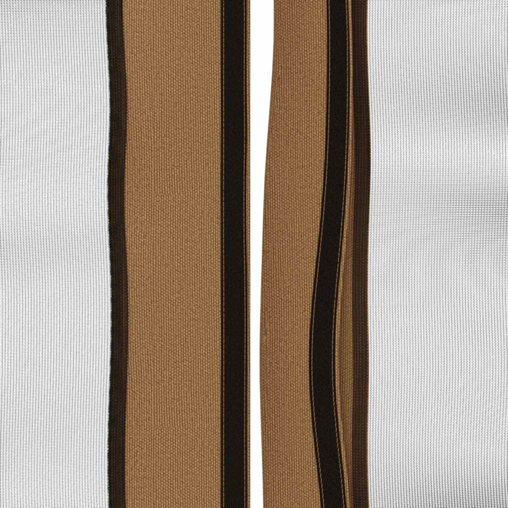 Produktbild för Gazebo-tak med sidoväggar Beige 600,5 x 300,5 cm Polyester