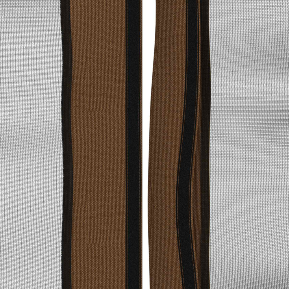 Produktbild för Gazebo-tak med sidoväggar Taupe 600,5 x 300,5 cm Polyester