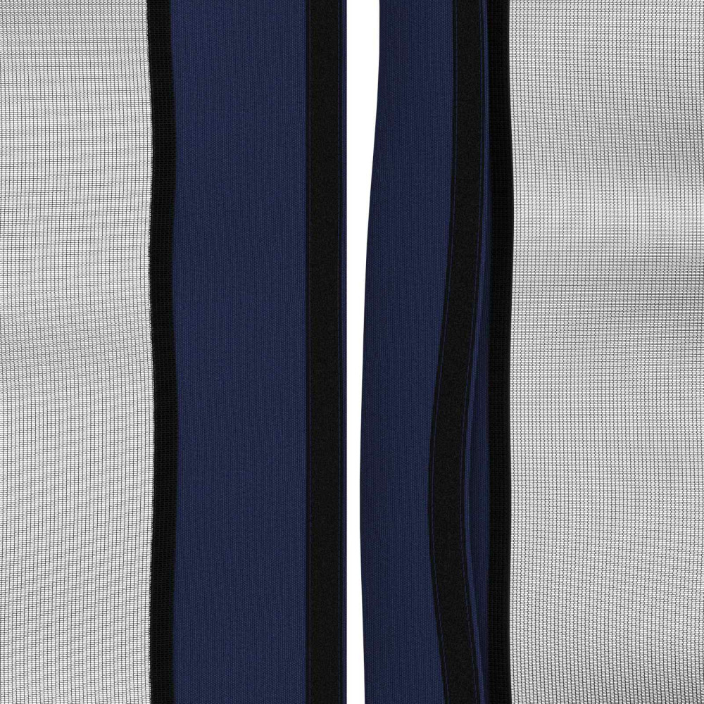 Produktbild för Gazebo-tak med sidoväggar Blå 600,5 x 300,5 cm Polyester